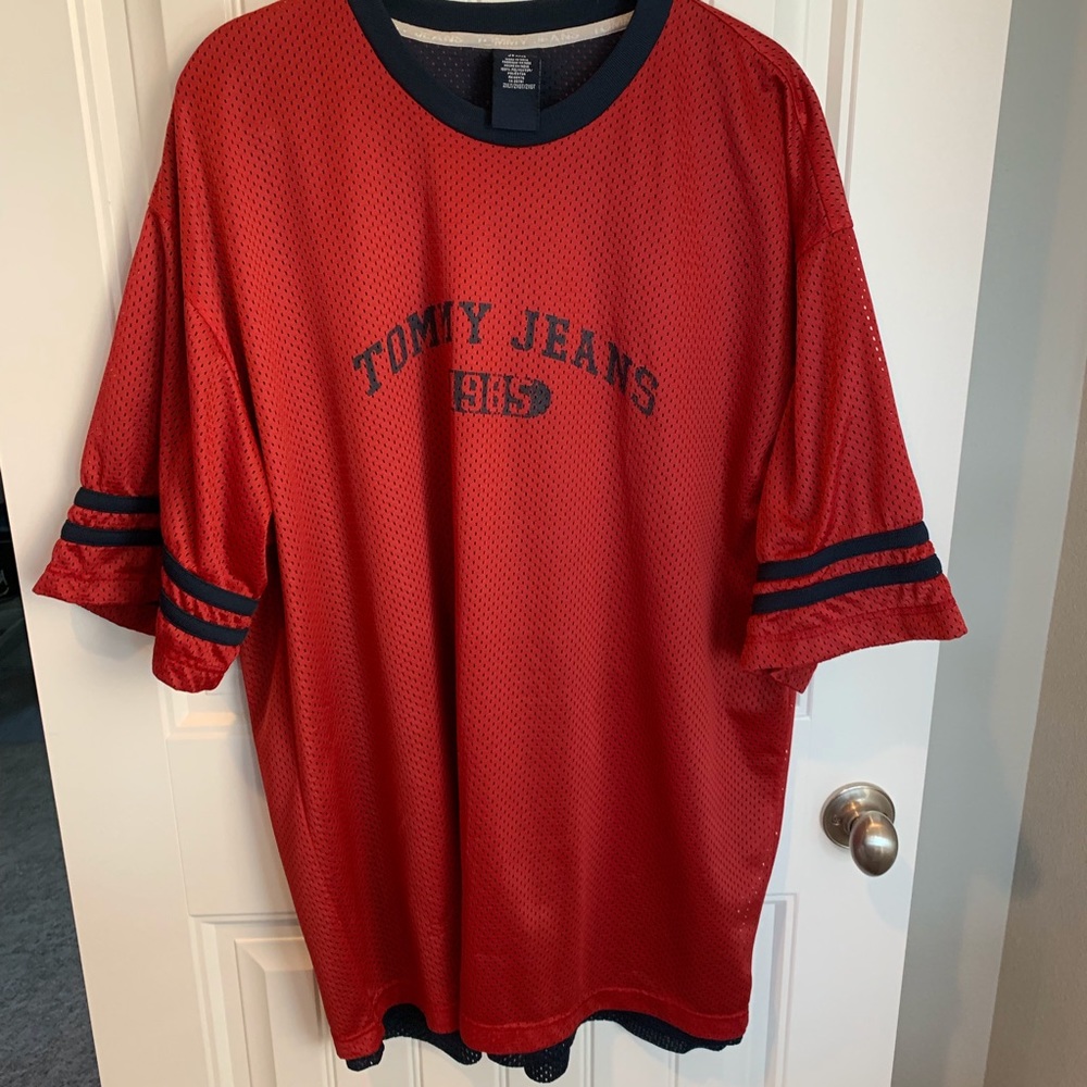 ❤️ Tommy Hilfiger spell out jeans 90s Jersey 2XLT